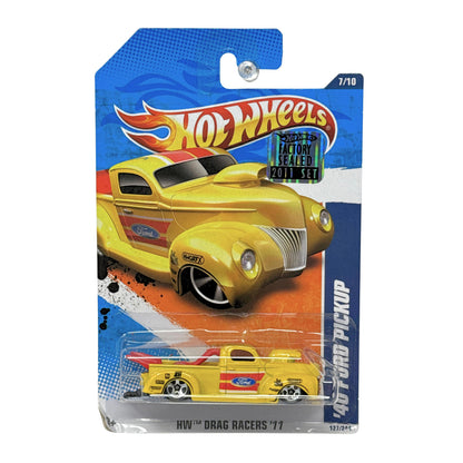 Hot Wheels Drag Racers 1940 Ford Pickup 1:64 Diecast Factory Sealed
