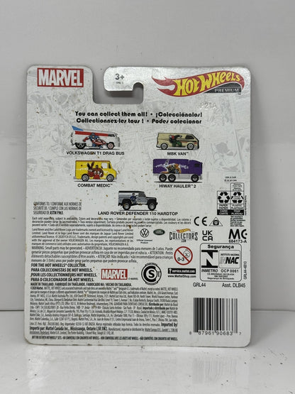 Hot Wheels Premium Marvel Captain America Volkswagen T1 Drag Bus 1:64 Diecast
