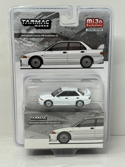 Tarmac Works MiJo Exclusive Mitsubishi Lancer RS Evolution III 1:64 Diecast