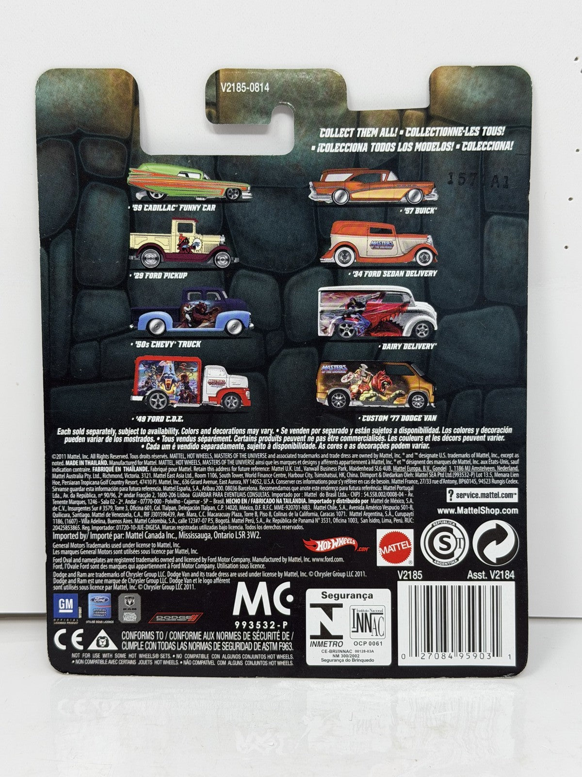 Hot Wheels Masters of the Universe 1957 Buick Skeletor 1:64 Diecast Real Riders