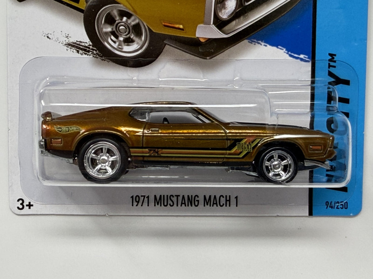Hot Wheels Super Treasure Hunt 1971 Mustang Mach 1 HW City 1:64 Diecast STH
