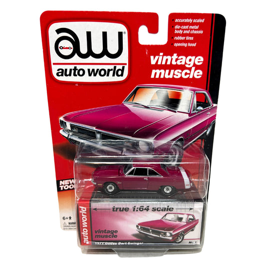 Auto World  1971 Dodge Dart Swinger Vintage Muscle 1:64 Scale Diecast