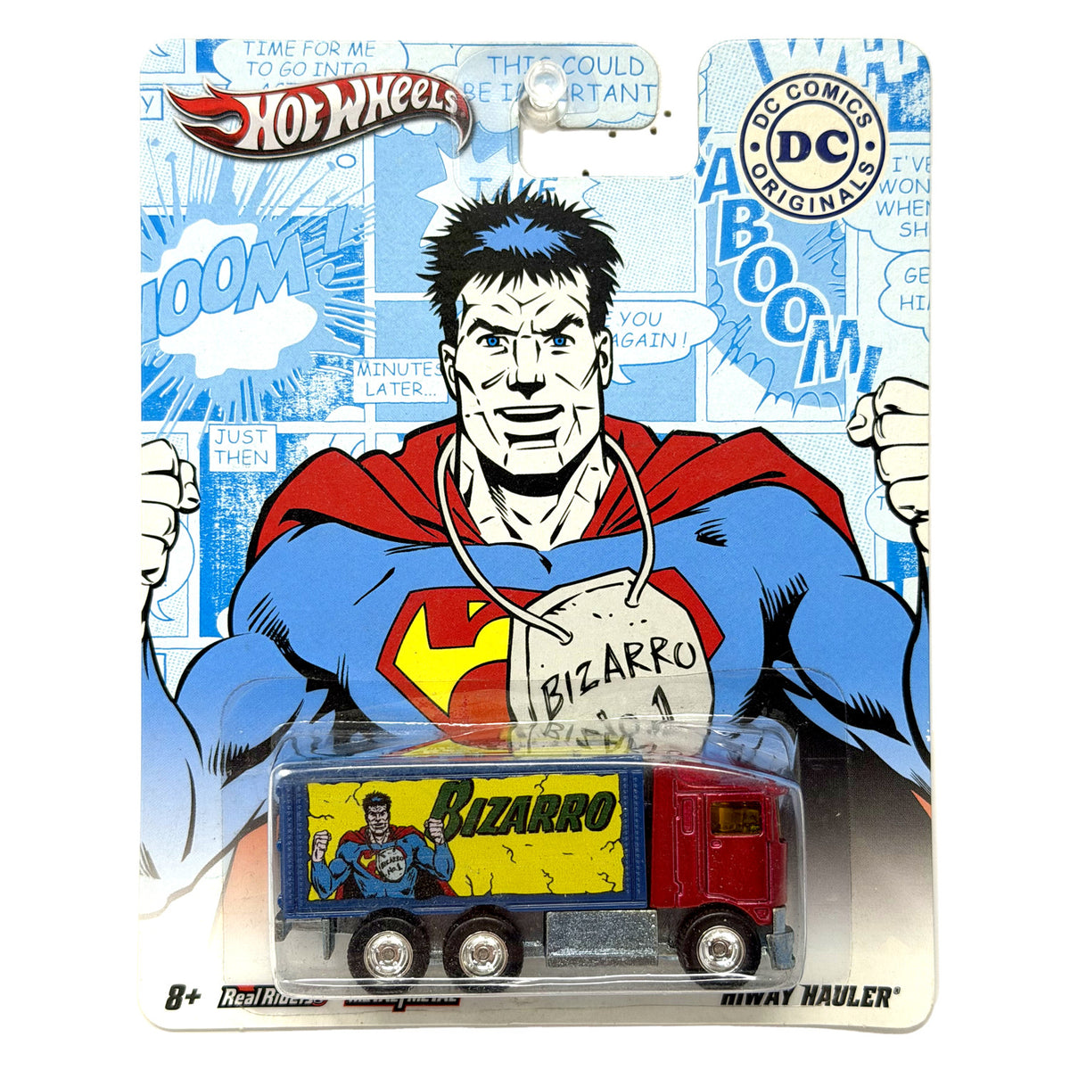 Hot Wheels DC Comics Originals Bizarro Hiway Hauler 1:64 Diecast Real Riders