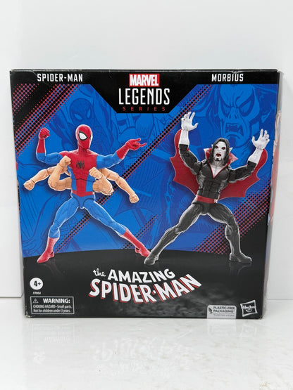 Marvel Legends Spider-Man vs Morbius 2-Pack Six-Arm Spidey Walmart Excl New