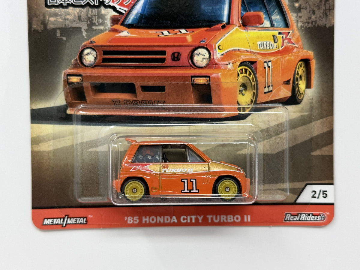 Hot Wheels Premium Japan Historics 3 1985 Honda City Turbo II 1:64 Diecast