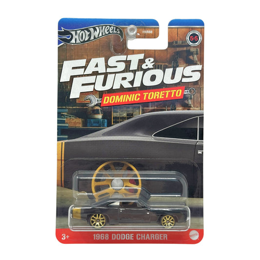 Hot Wheels Fast & Furious Dominic Toretto 1968 Dodge Charger 1:64 Diecast