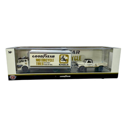 M2 Machines Auto Haulers 1972 Ford F-250 4x4 & 1966 Ford C-950 1:64 Diecast