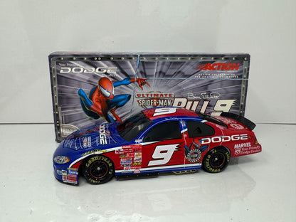 Action NASCAR Bill Elliott #9 Spider-Man 2001 Dodge Intrepid RT 1:24 Diecast