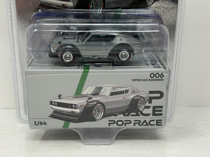Pop Race 1971 Nissan Skyline KPGC110 Kenmeri 1:64 Diecast