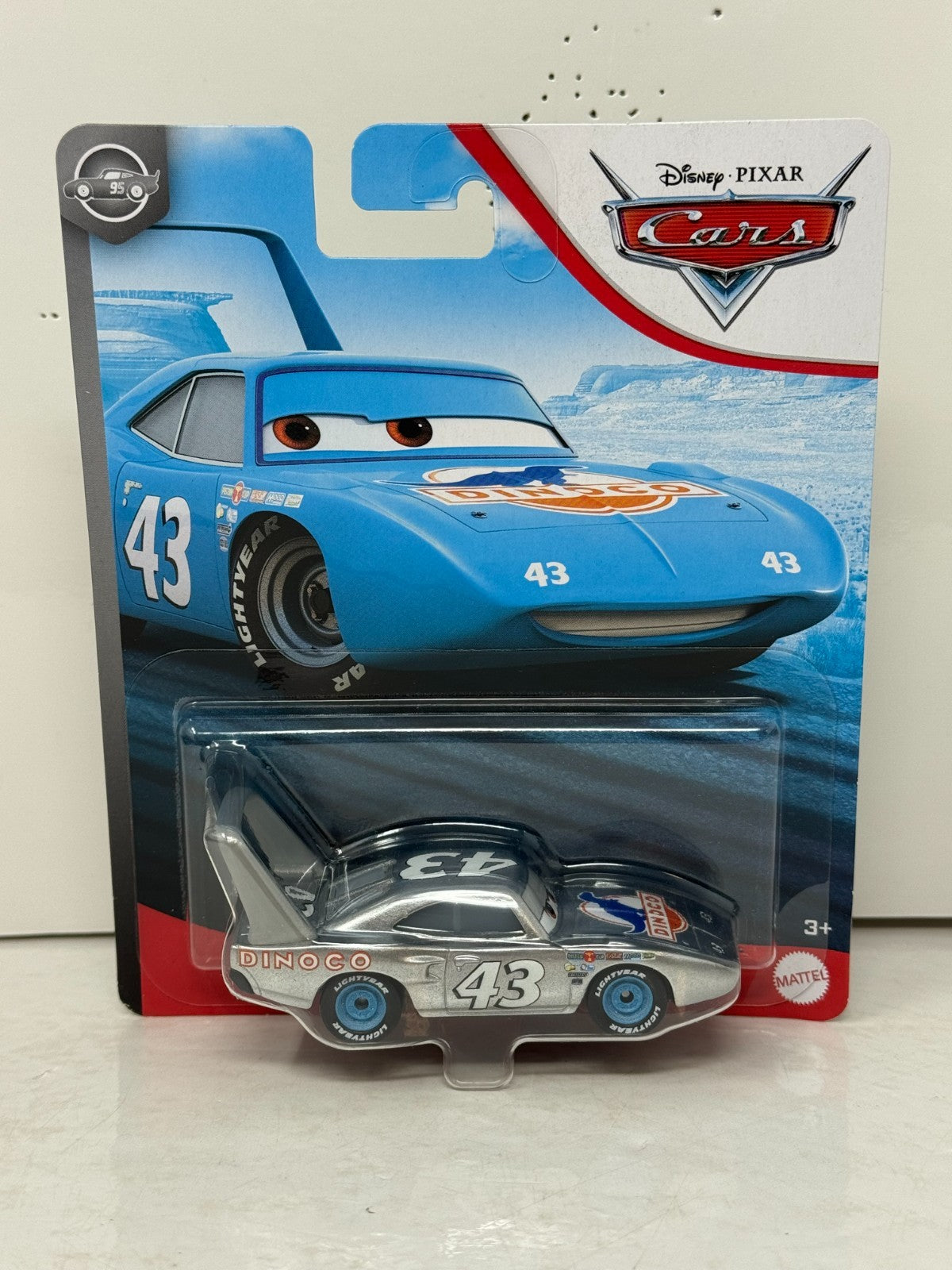 Disney Pixar Cars Strip Weathers The King #43 Dinoco Silver Edition 1:55 Diecast