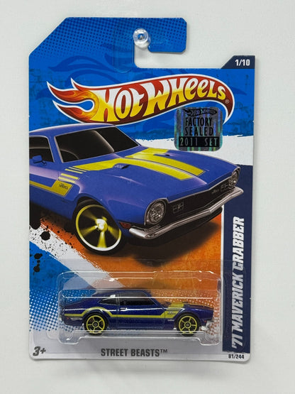Hot Wheels Street Beasts 1971 Maverick Grabber 1:64 Diecast Factory Sealed