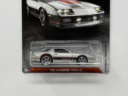 Hot Wheels Camaro Fifty 1985 Chevrolet Camaro IROC-Z 1:64 Diecast Silver