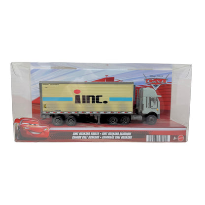 Disney Pixar Cars Chet Boxkaar Hauler Semi Truck 1:55 Diecast