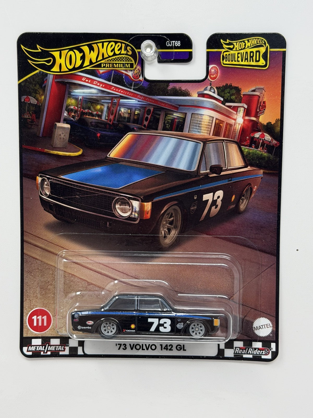 Hot Wheels Premium Boulevard #111 1973 Volvo 142 GL 1:64 Diecast