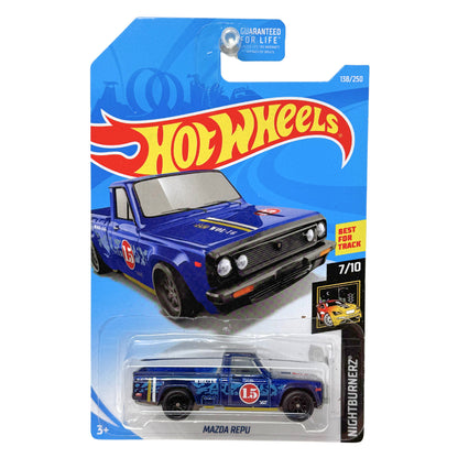 Hot Wheels Super Treasure Hunt Mazda REPU Nightburnerz 1:64 Diecast