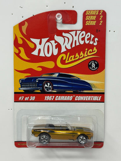 Hot Wheels Classics Series 2 1967 Camaro Convertible 1:64 Diecast