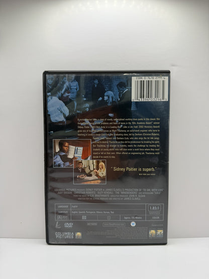 To Sir, with Love (DVD) Sidney Poitier Drama