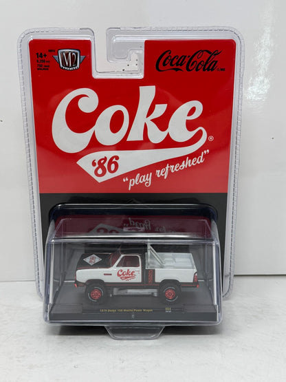M2 Machines Coca-Cola 1979 Dodge 150 Macho Power Wagon CHASE 1:64 Diecast