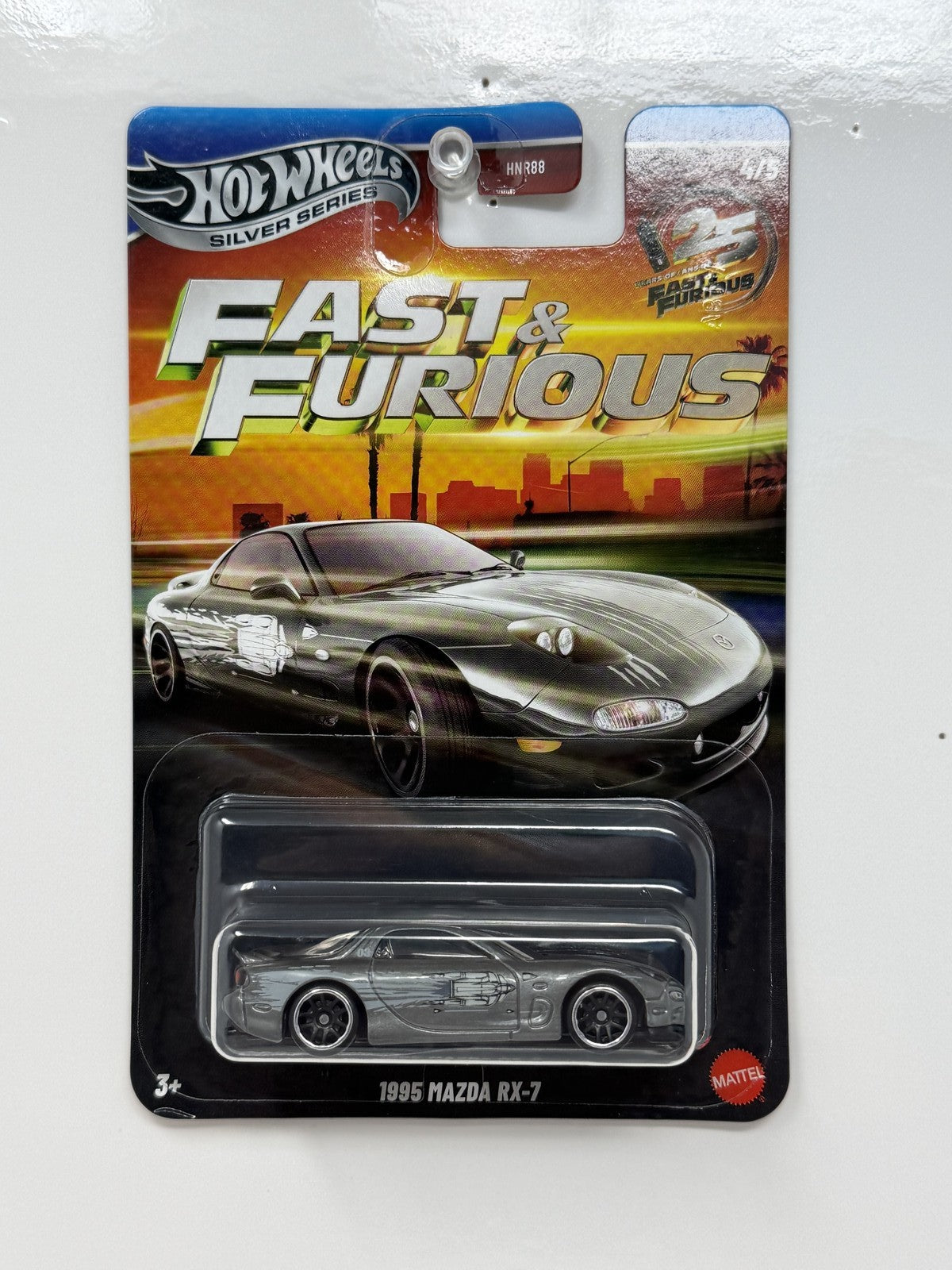 Hot Wheels Silver Series Fast & Furious 1995 Mazda RX-7 1:64 Diecast