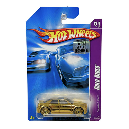 Hot Wheels Gold Rides Chrysler 300C 1:64 Diecast Factory Sealed