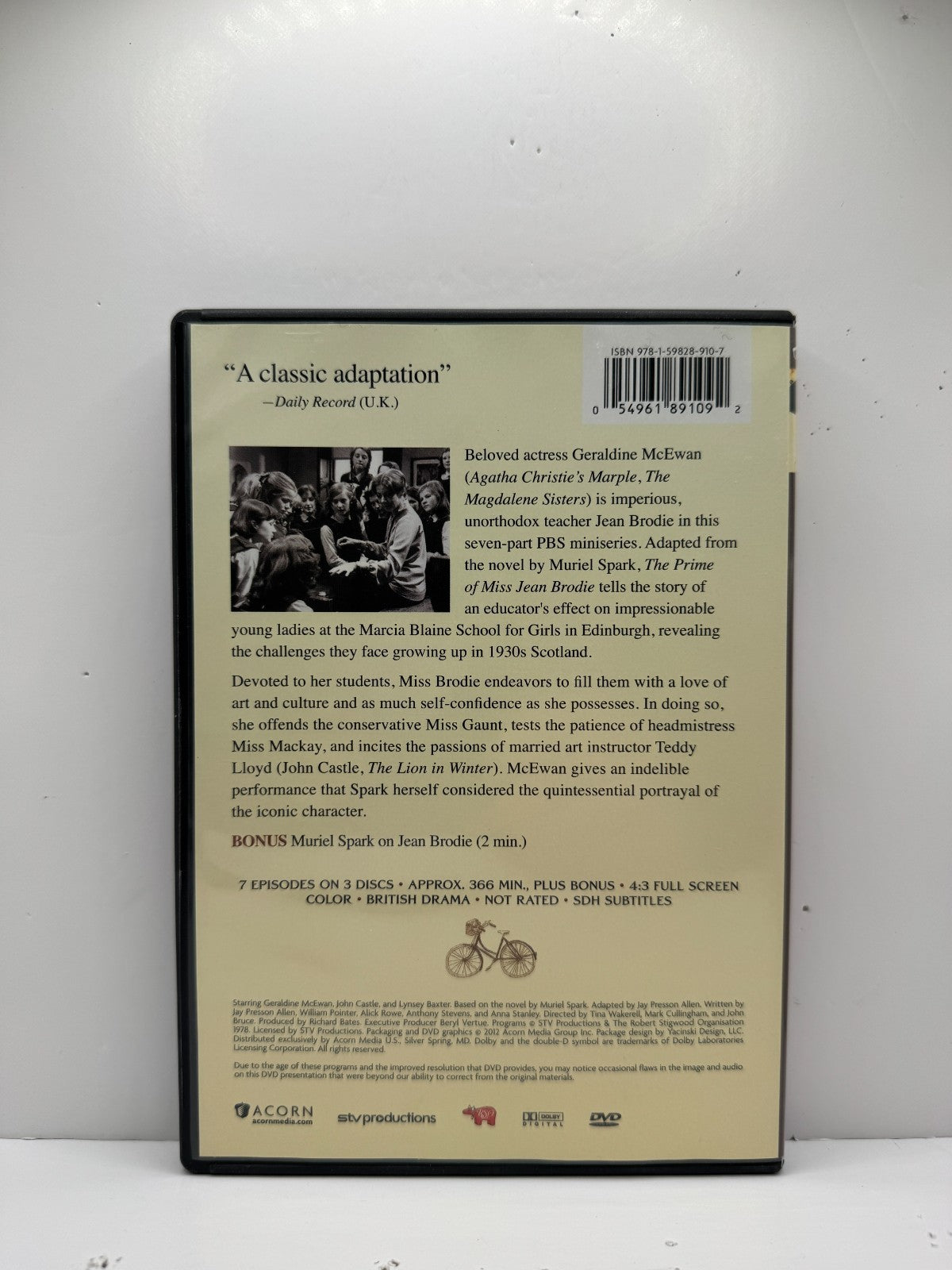 The Prime of Miss Jean Brodie (DVD) Maggie Smith Drama