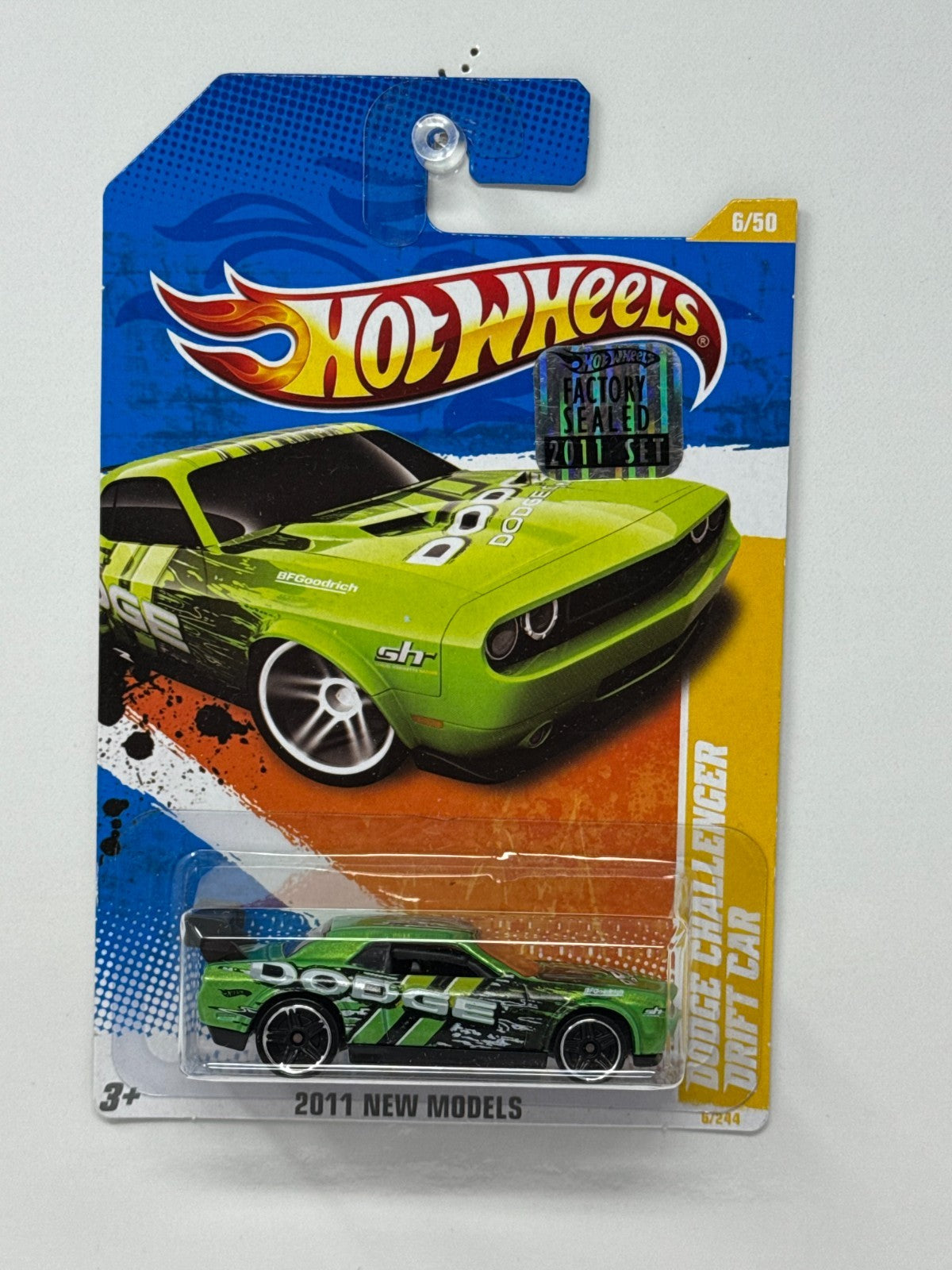 Hot Wheels 2011 New Models Dodge Challenger Drift Car 164 Diecast Factory Sealed