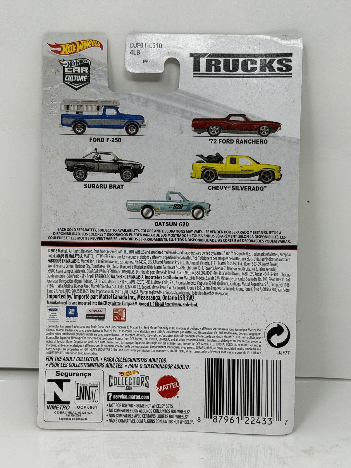Hot Wheels Trucks Chevy Silverado 1:64 Diecast Real Riders
