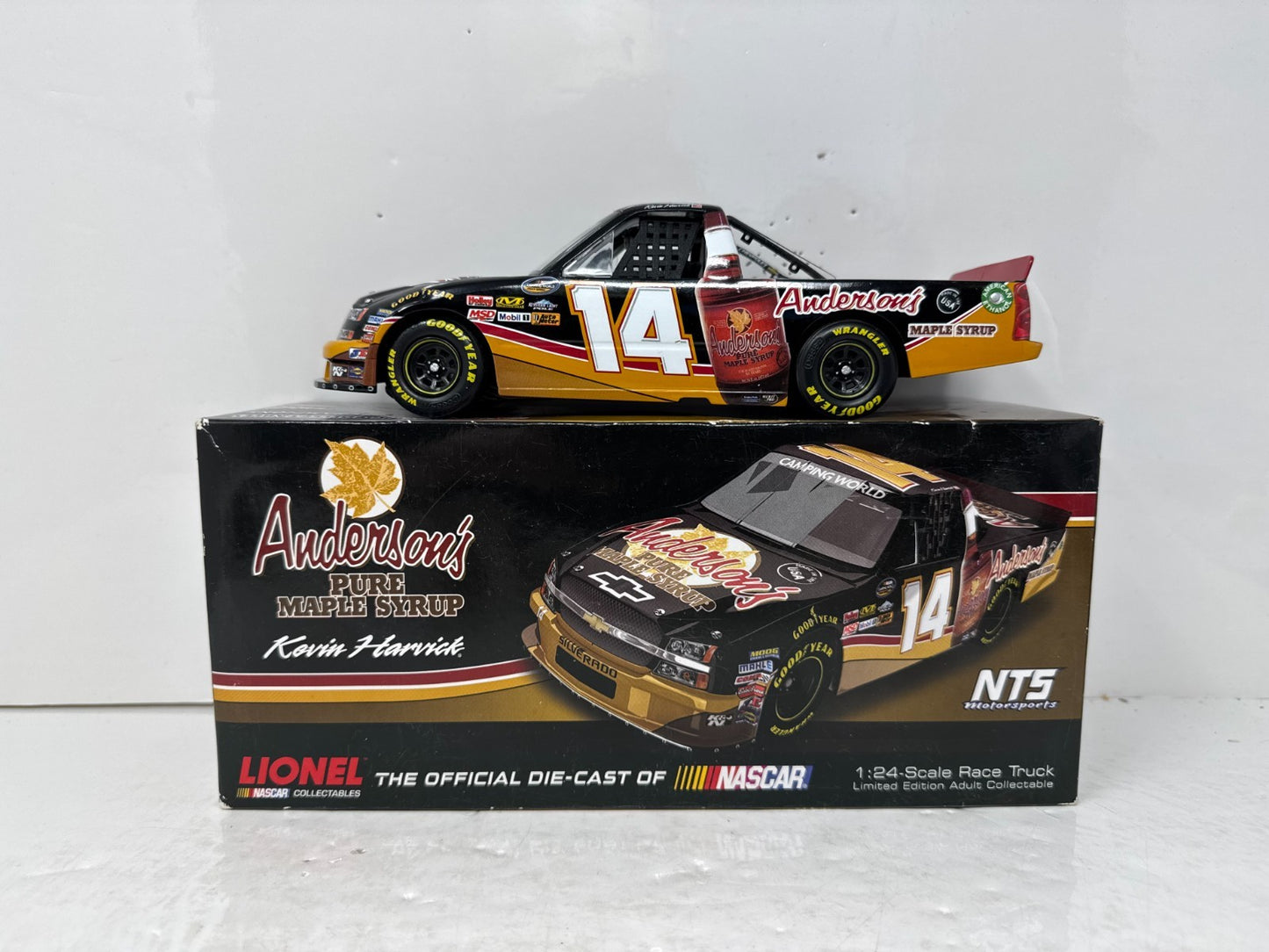 Lionel Nascar #14 Kevin Harvick Anderson's Syrup 2013 Silverado 1:24 Diecast