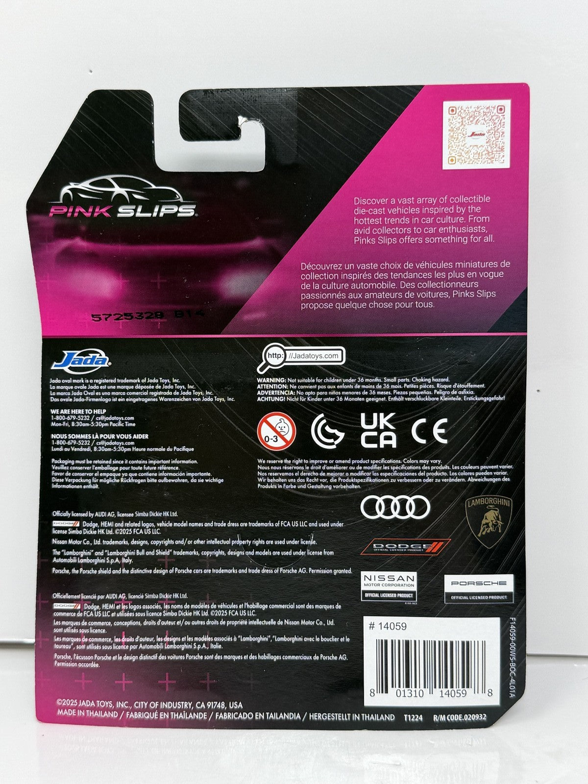 Jada Pink Slips Dodge Demon 1:64 Diecast