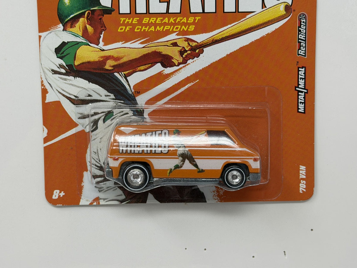 Hot Wheels General Mills Wheaties 1970s Van 1:64 Diecast Real Riders