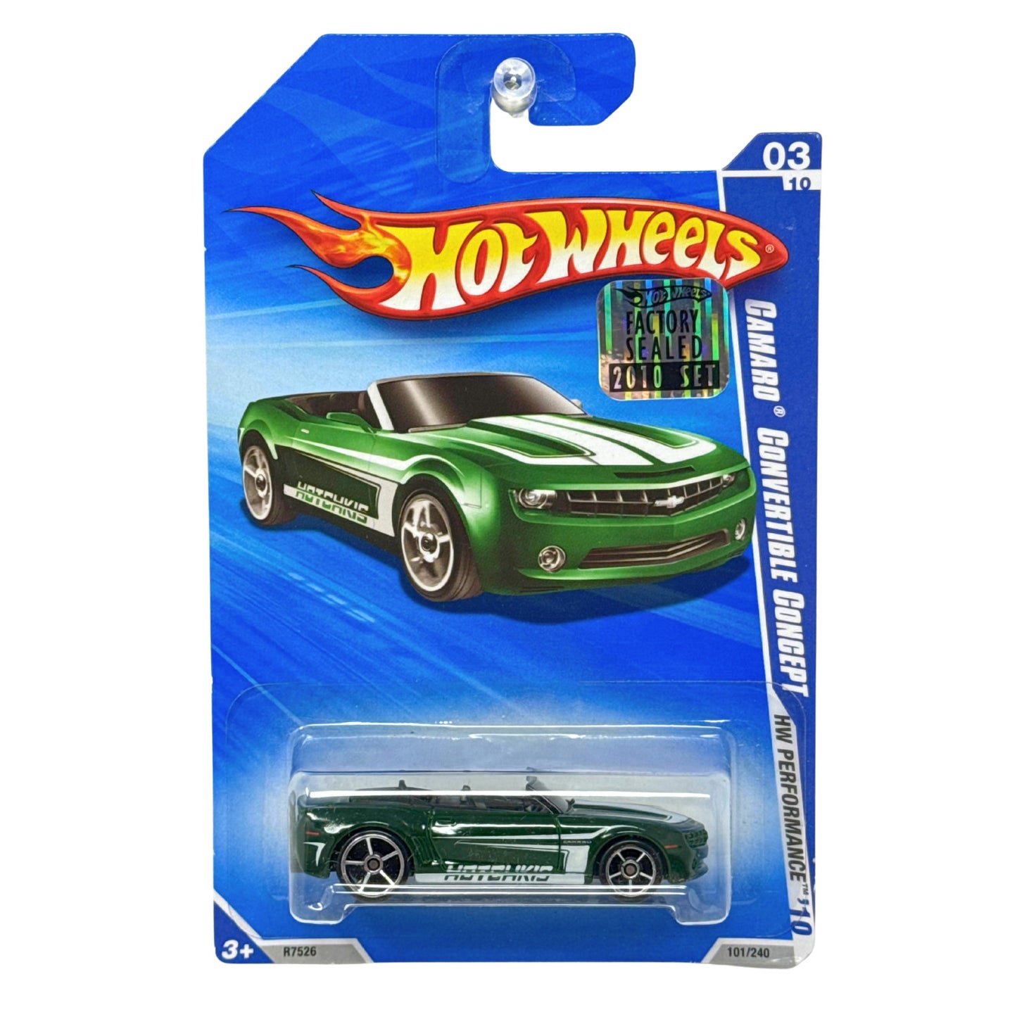 Hot Wheels Performance Chevy Camaro Concept 1:64 Diecast Factory Sealed Green