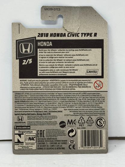 Hot Wheels 2018 Honda Civic Type R JDM 1:64 Diecast
