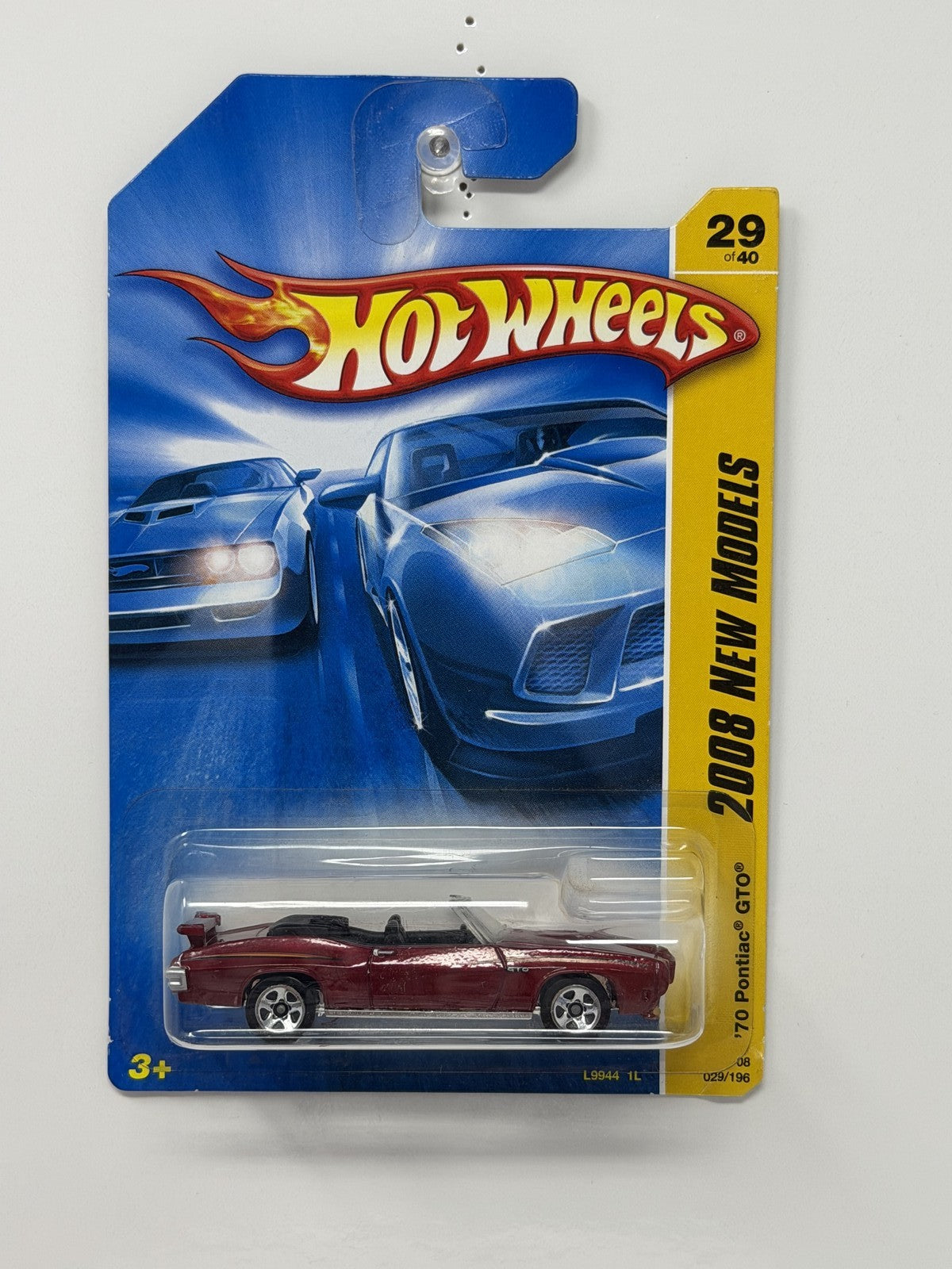 Hot Wheels 2008 New Models 1970 Pontiac GTO 1:64 Diecast Red