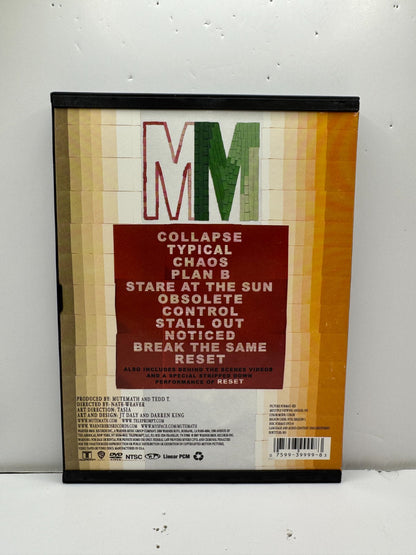 Mute Math Flesh & Bones Electric Fun (DVD) Mutemath Music Concert