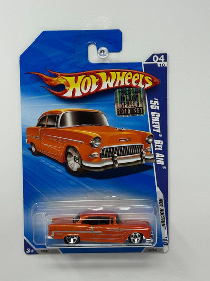 Hot Wheels Hot Auction ’10 1955 Chevy Bel Air 1:64 Diecast Factory Sealed