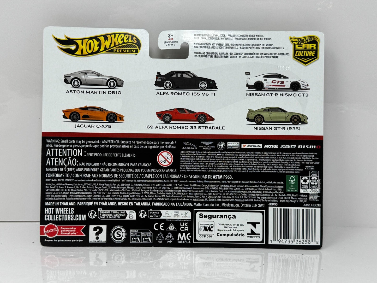Hot Wheels Premium Car Culture Alfa Romeo 155 V6 TI & 33 Stradale 1:64 Diecast