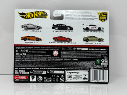 Hot Wheels Premium Car Culture Alfa Romeo 155 V6 TI & 33 Stradale 1:64 Diecast