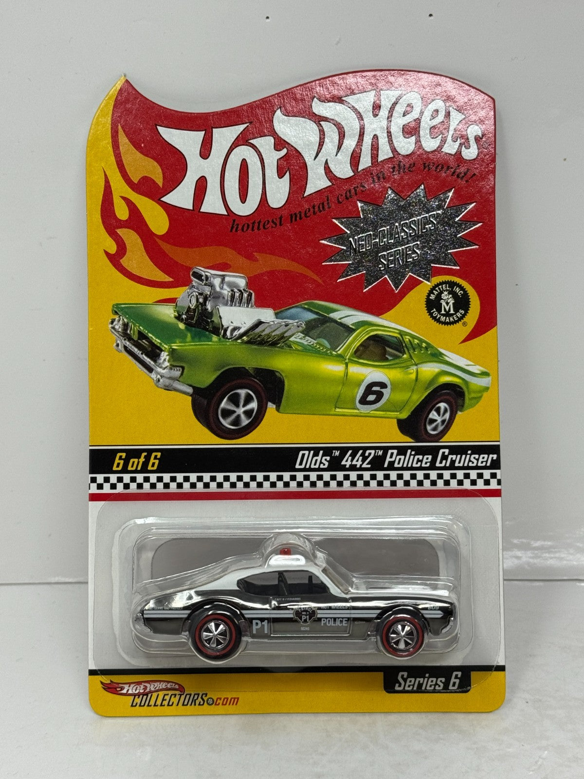 Hot Wheels RLC Red Line Club Neo-Classics Oldsmobile 442 Police 1:64 Diecast