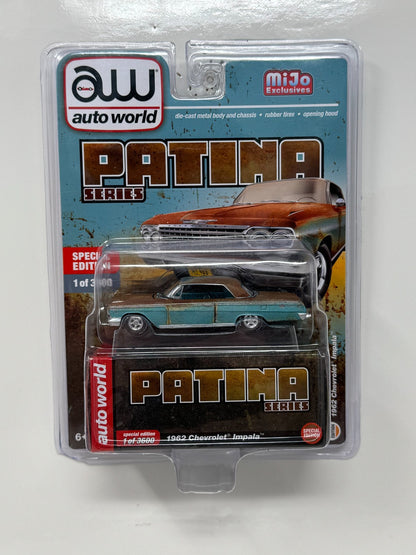 Auto World Patina Series 1962 Chevrolet Impala 1:64 Diecast 1 of 3600