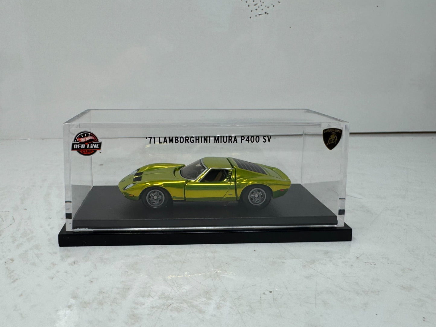 Hot Wheels 1971 Lamborghini Miura P400 SV RLC Red Line Club 1:64 Diecast