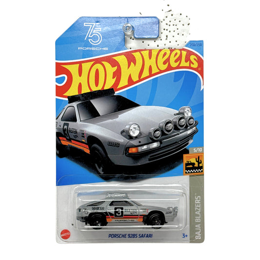 Hot Wheels Baja Blazers Porsche 928S Safari 1:64 Diecast Silver