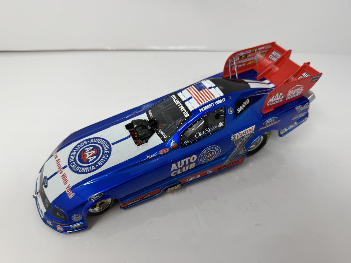 Action NHRA Robert Hight AAA 2008 Ford Mustang Liquid Color 1:24 Diecast