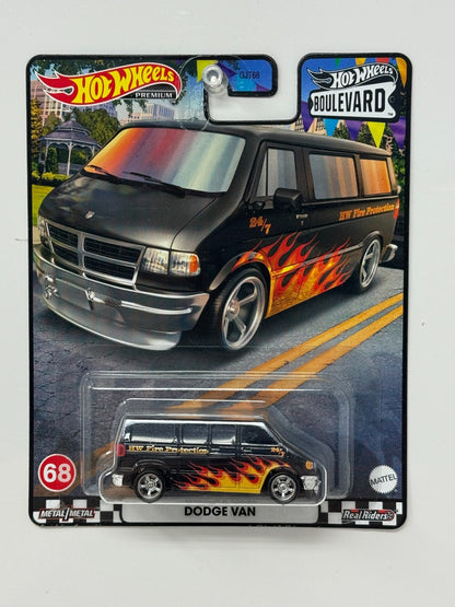 Hot Wheels Premium Boulevard #68 Dodge Van 1:64 Diecast
