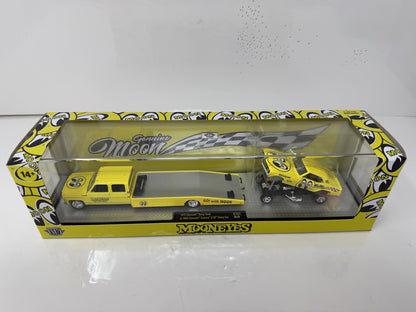 M2 Machines Mooneyes 1969 Chevy Camaro Funny Car & Ramp Truck 1:64 Diecast