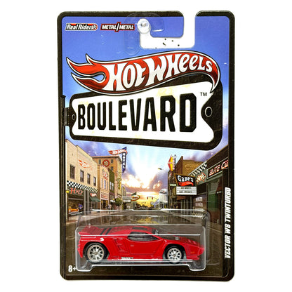 Hot Wheels Boulevard Vector W8 Twin Turbo 1:64 Diecast Real Riders Red