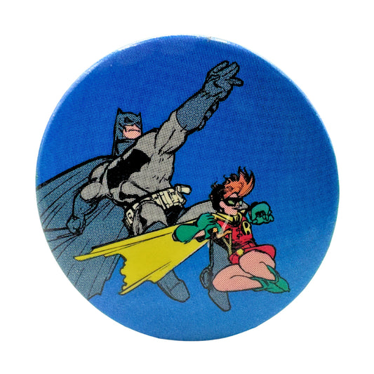 DC Batman & Robin Pin-back Button UDT1