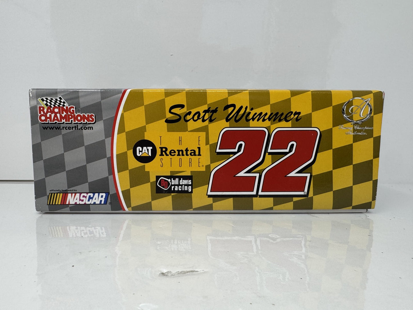 Racing Champions Nascar Scott Wimmer #22 The Cat Rental Store 1:24 Diecast