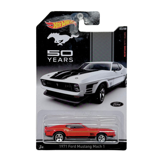 Hot Wheels Mustang 50 Years 1971 Ford Mustang Mach 1 1:64 Diecast