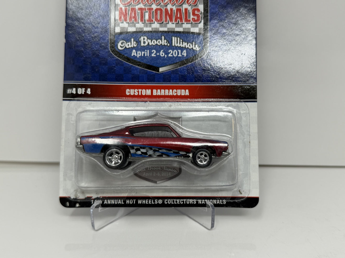 Hot Wheels 2014 14th Collectors Nationals Custom Barracuda 1:64 Diecast 311/1200