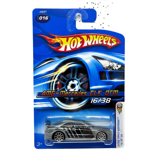 Hot Wheels First Editions 2006 AMG Mercedes CLK DTM 1:64 Diecast Gray